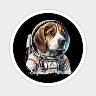 Astronaut Beagle Magnet